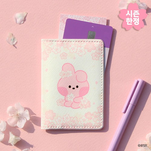 BT21 Card Case Cherry Blossom Minini - Cooky - Fugitive Toys
