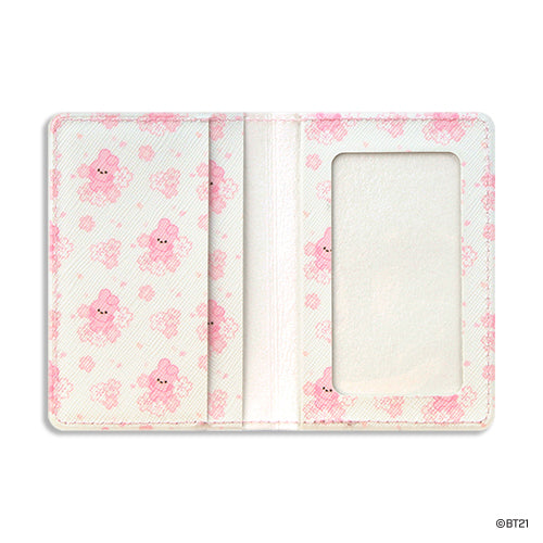 BT21 Card Case Cherry Blossom Minini - Cooky - Fugitive Toys