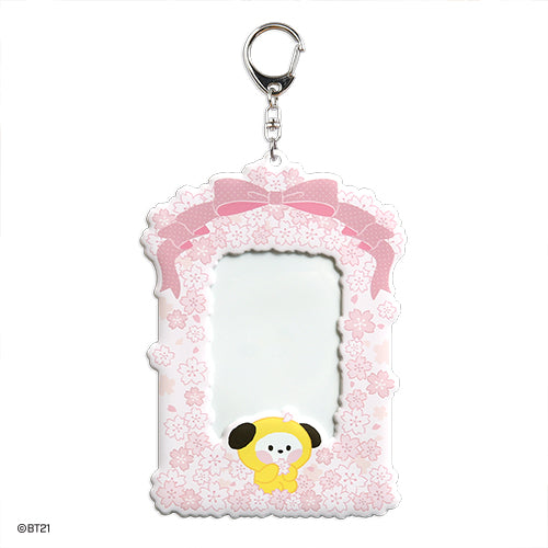 BT21 Cherry Blossom Minini Photocard Holder - Chimmy - Fugitive Toys