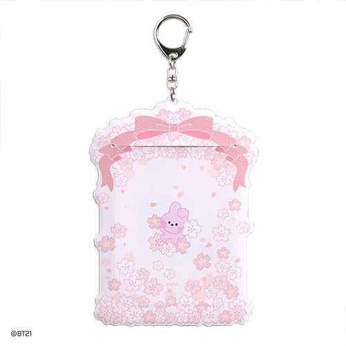 BT21 Cherry Blossom Minini Photocard Holder - Cooky - Fugitive Toys