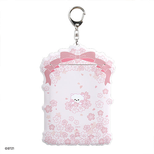 BT21 Cherry Blossom Minini Photocard Holder - RJ - Fugitive Toys