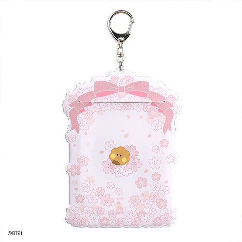 BT21 Cherry Blossom Minini Photocard Holder - Shooky - Fugitive Toys
