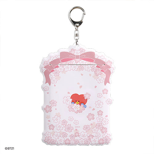 BT21 Cherry Blossom Minini Photocard Holder - Tata - Fugitive Toys