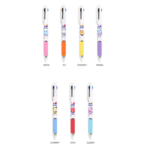 BT21 Minini 3 Color Ballpoint Pen - Shooky - Fugitive Toys