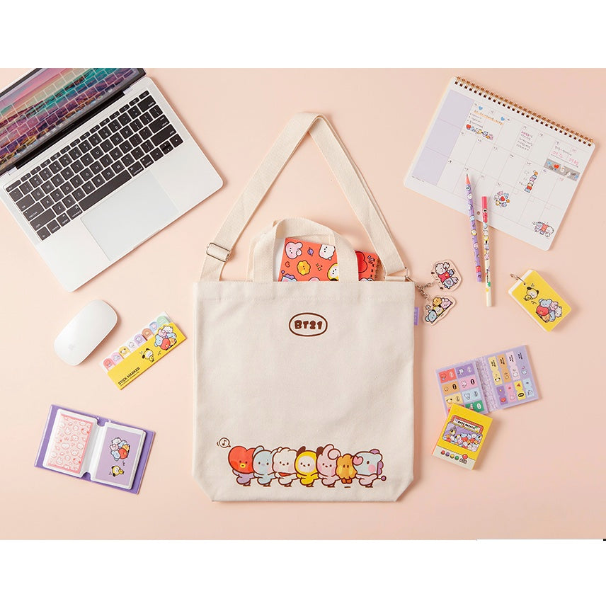 BT21 Minini Canvas Tote Bag - Fugitive Toys