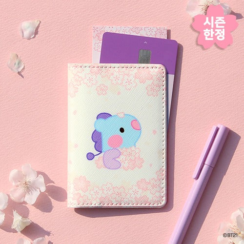 BT21 Card Case Cherry Blossom Minini - Mang - Fugitive Toys