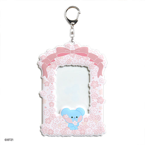 BT21 Cherry Blossom Minini Photocard Holder - Koya - Fugitive Toys