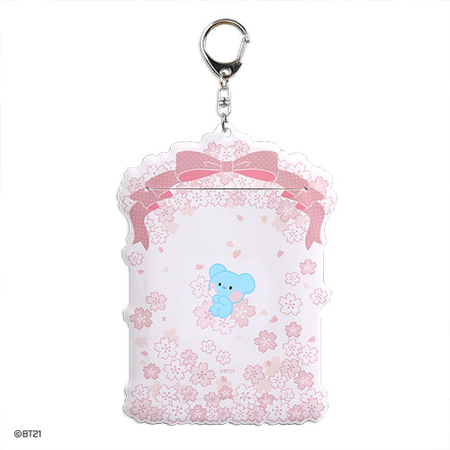 BT21 Cherry Blossom Minini Photocard Holder - Koya - Fugitive Toys