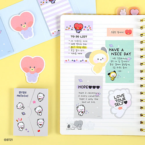 BT21 Minini Sticky Memo Note Pad - RJ - Fugitive Toys