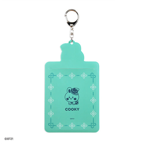 BT21 Hanbok Photocard Holder Keyring - Cooky - Fugitive Toys