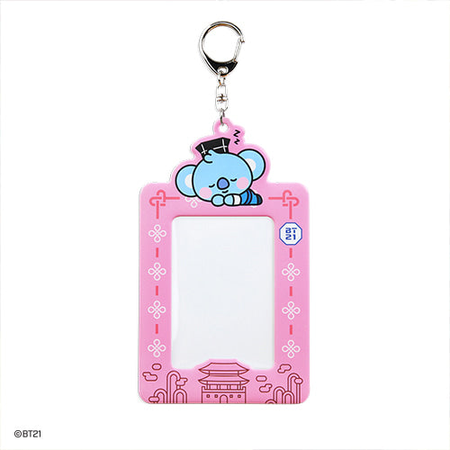 BT21 Hanbok Photocard Holder Keyring - Koya - Fugitive Toys