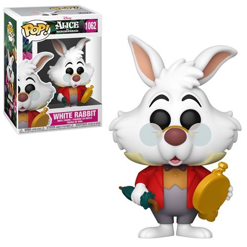 Disney Alice In Wonderland 70th Pop! Vinyl Figure White Rabbit with Watch [1062] - Fugitive Toys