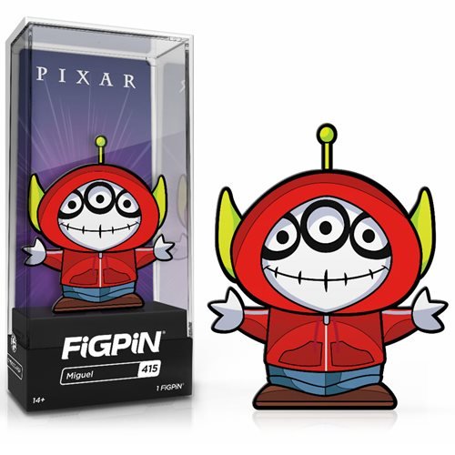 Disney Pixar Alien Remix: FiGPiN Enamel Pin Alien Miguel [415] - Fugitive Toys