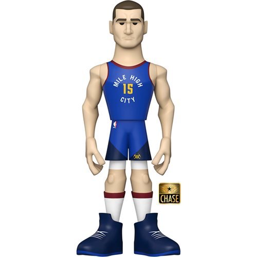 Funko Vinyl Gold Premium Figure: NBA Nuggets Nikola Jokic (Away Uniform) Chase - Fugitive Toys