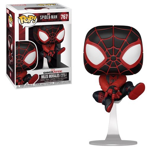 Spider-Man Miles Morales Game Pop! Vinyl Figure Miles Morales Bodega Cat Suit [767] - Fugitive Toys