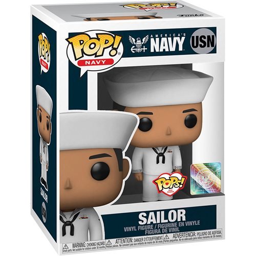 Military Pop! Vinyl Figure Navy Sailor Male (Hispanic) - Fugitive Toys