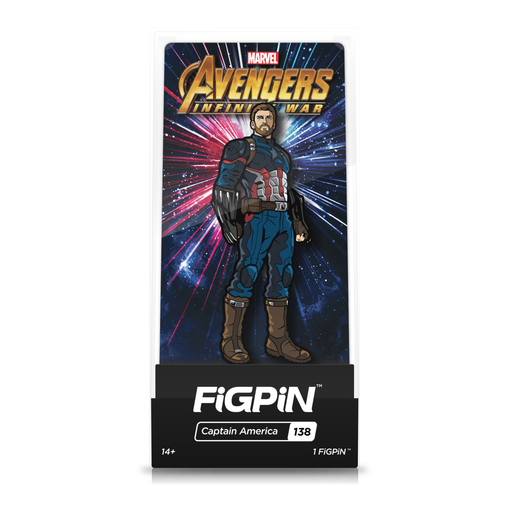 Avengers Infinity War: FiGPiN Enamel Pin Captain America [138] - Fugitive Toys