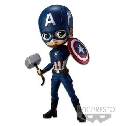 Marvel Avenger Endgame Q Posket Captain America (Masked) - Fugitive Toys