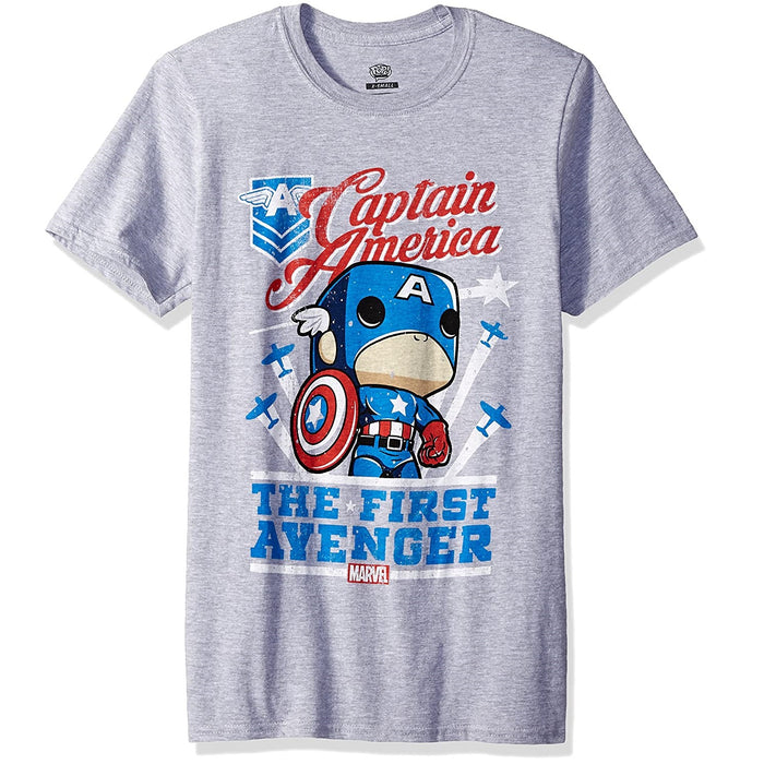 Pop! Tees Marvel Captain America The First Avenger [72] - XS - Fugitive Toys