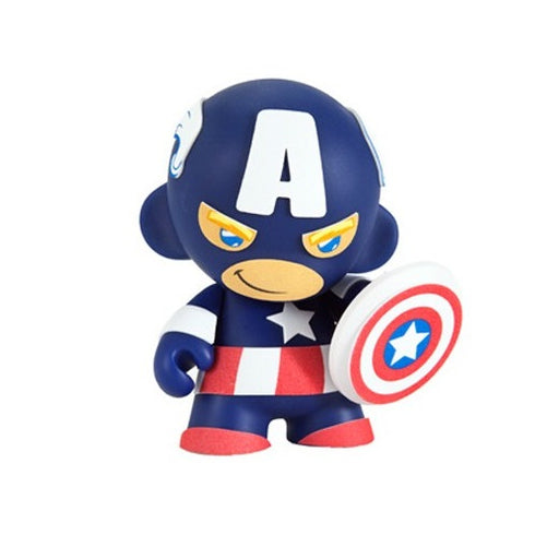 Marvel x Kidrobot Mini Munny 4-Inch: Captain America - Fugitive Toys