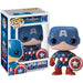 Marvel The Avengers Movie Pop! Vinyl Bobblehead Captain America [10] - Fugitive Toys