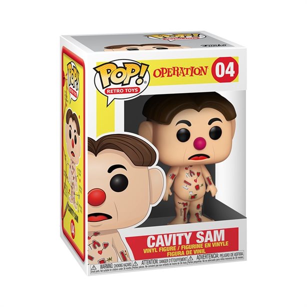 Hasbro Retro Toys Pop! Vinyl Figure Operation Game Cavity Sam [04] - Fugitive Toys
