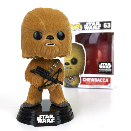 Star Wars Pop! Vinyl Figure Chewbacca (Flocked) [63] - Fugitive Toys
