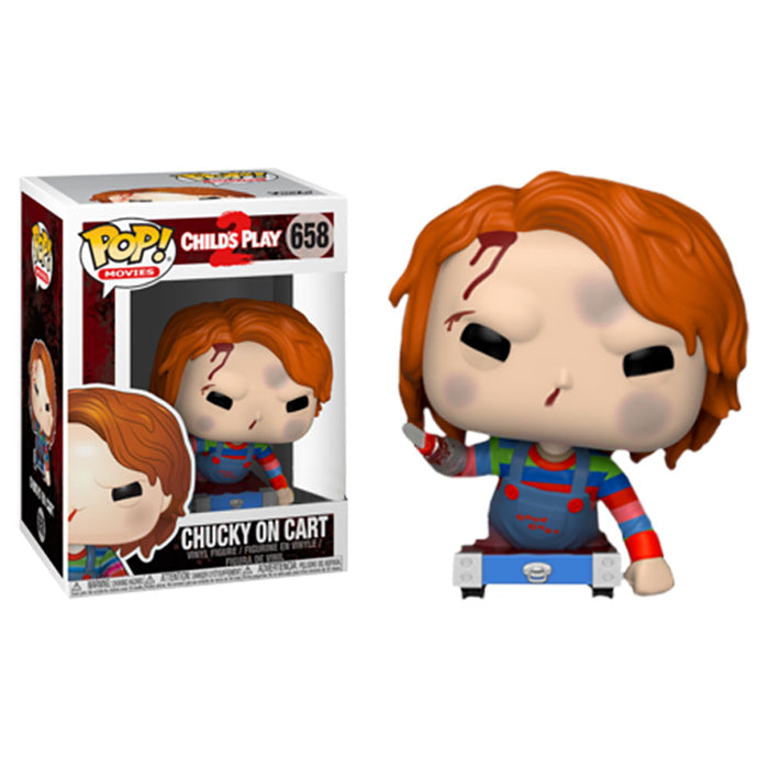 Child's Play 2 Pop! Vinyl Figure Chucky on Cart [658] - Fugitive Toys