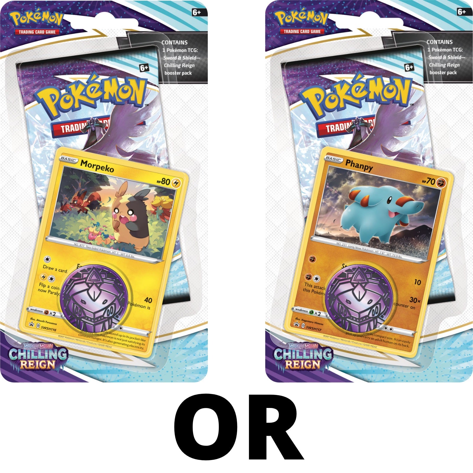 Pokemon TCG Sword & Shield Chilling Reign Checklane Blister Pack - Fugitive Toys
