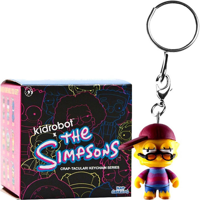 Kidrobot x The Simpsons Craptacular Keychain Series: (1 Blind Box) - Fugitive Toys