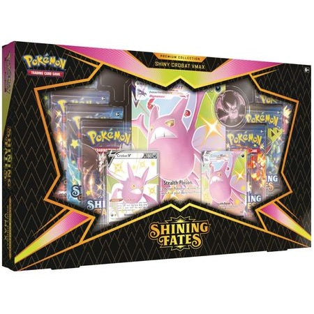 Pokemon TCG Shining Fates Premium Collection Shiny Crobat VMax Box - Fugitive Toys