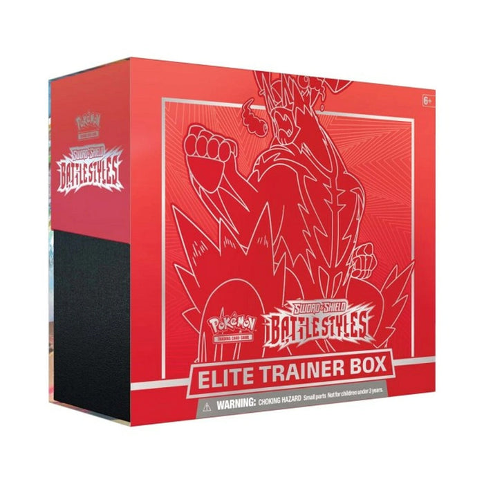 Pokemon Trading Card Game Sword & Shield Battle Styles Elite Trainer Box (Red) - Fugitive Toys