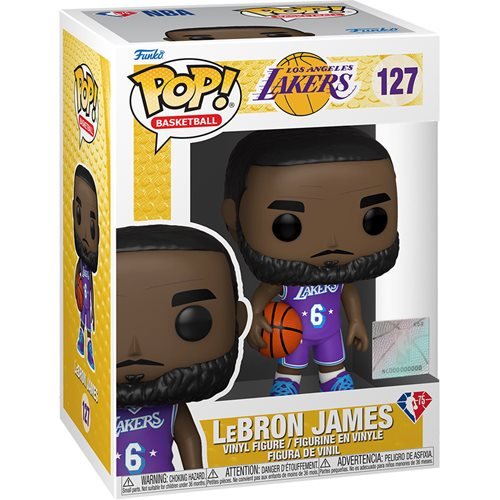 NBA Pop! Vinyl Figure LeBron James City Edition (Lakers) [127] - Fugitive Toys