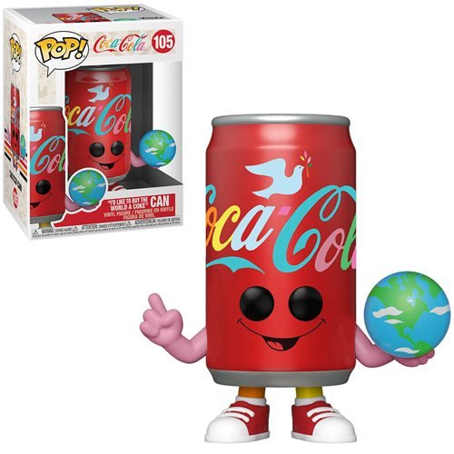 Ad Icons Pop! Vinyl Figure Coca Cola I'd Like to Buy the World a Coke Can [105] - Fugitive Toys