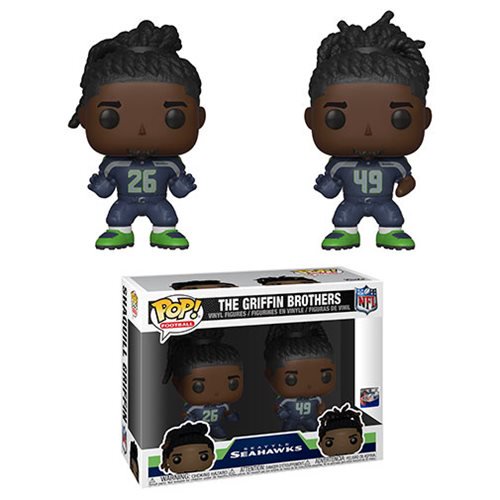 NFL Pop! Vinyl Figure The Griffin Brothers [Seattle Seahawks] [2-Pack] - Fugitive Toys