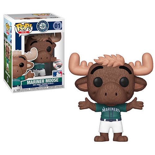 MLB Mascots Pop! Vinyl Figure Mariner Moose (Green) [Seattle Mariners] [01] - Fugitive Toys