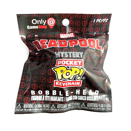 Mystery Pocket Pop! Keychain Marvel Deadpool [GameStop Exclusive]: (1 Blind Pack) - Fugitive Toys