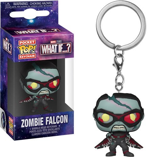 Marvel What If Pocket Pop! Keychain Zombie Falcon - Fugitive Toys