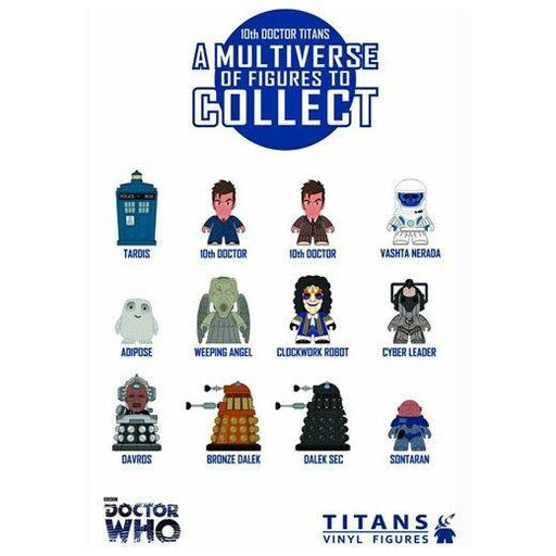 Titans Doctor Who Vinyl Figures Series 2 [The 10th Doctor Series] (1 Blind Box) - Fugitive Toys