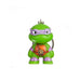 Kidrobot x Teenage Mutant Ninja Turtles Keychain Series - Donatello - Fugitive Toys