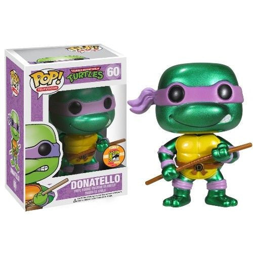 Teenage Mutant Ninja Turtles Pop! Vinyl Figure Metallic Donatello [SDCC 2013 Exclusive] [60] - Fugitive Toys