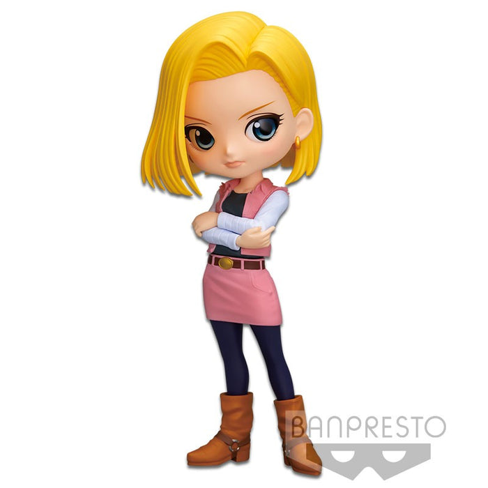 Dragon Ball Z Q Posket Android 18 (Pink Outfit) - Fugitive Toys