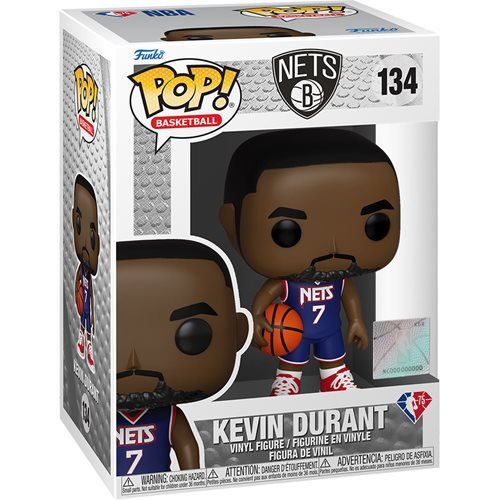 NBA Pop! Vinyl Figure Kevin Durant City Edition (Nets) [134] - Fugitive Toys