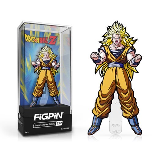 Dragon Ball Z: FiGPiN Enamel Pin Super Saiyan 3 Goku [222] - Fugitive Toys