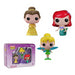 Disney Princess Pocket Pop! 3-Pack Tin [Belle, Tinkerbell, and Ariel] - Fugitive Toys