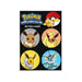 Loungefly x Pokemon Button Pin 4-Pack Eevees Set - Fugitive Toys
