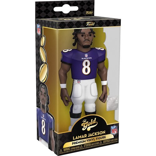 Funko Vinyl Gold Premium Figure: NFL Ravens Lamar Jackson - Fugitive Toys