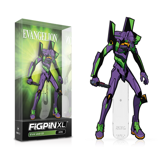 Evangelion: FiGPiN XL Enamel Pin EVA Unit 01 [X35] - Fugitive Toys