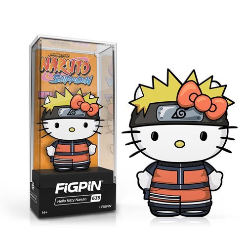 Naruto Shippuden x Hello Kitty: FiGPiN Enamel Pin Hello Kitty Naruto [635] - Fugitive Toys