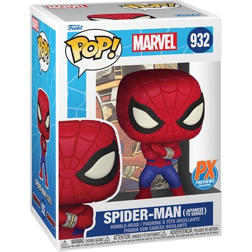 Marvel Pop! Vinyl Figure Spider-Man (Japanese TV Series) [932] - Fugitive Toys